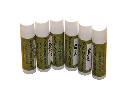 Green Breeze Imports Vanilla Flavor Natural Lip Balm (6-Pack)