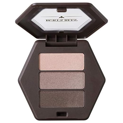 Burt's Bees 100% Natural Eye Shadow Palette with 3 Shades, Powder