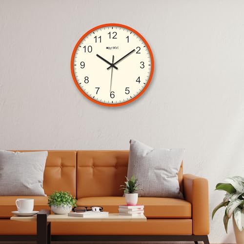 Image of Olive Tree Wall Clock 12 inch Silent Quartz Decorative Multicoloured Wall Clock Non-Ticking Classic Clock Battery Operated Round Easy to Read for Room /Home /Kitchen /Bedroom /Office /School - 9001
