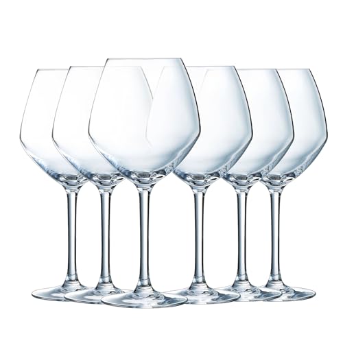 Chef & Sommelier - Collection Cabernet Vin Jeune - 6 verres à pied 58 cl - Fabriqués en France - Emballage renforcé