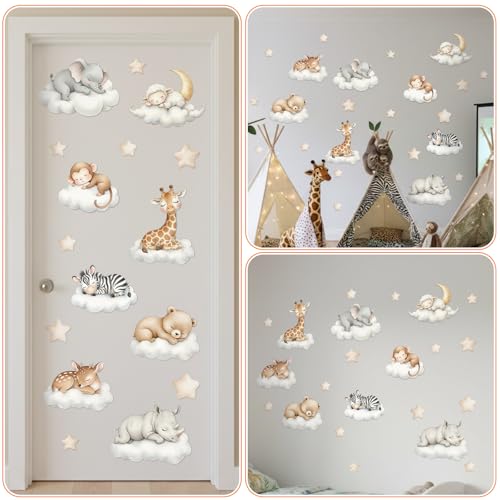 Vinilos Decorativos Motiskyy Safari Animales Dormidos Oro miniatura 6