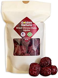 Organic Dried Chinese Dates Jujube Hong Zao 12oz Grown in California USA