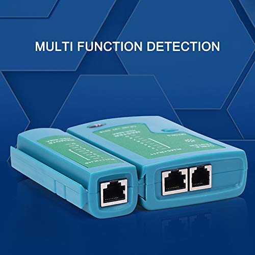 Btuty Testador de cabo de rede RJ45 RJ11 profissional Ferramenta de teste de rede para detector de r