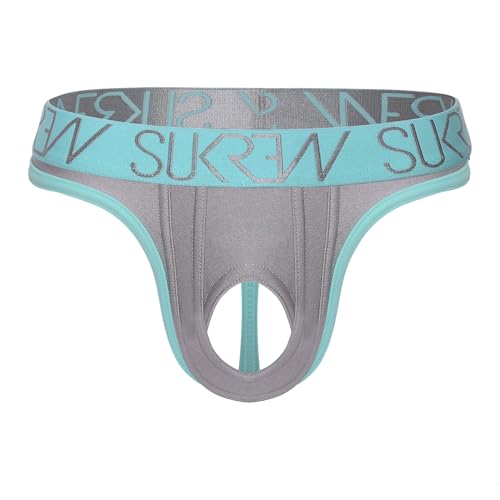 String Hommes SUKREW U-Style Classic Thong Silver Sparkle