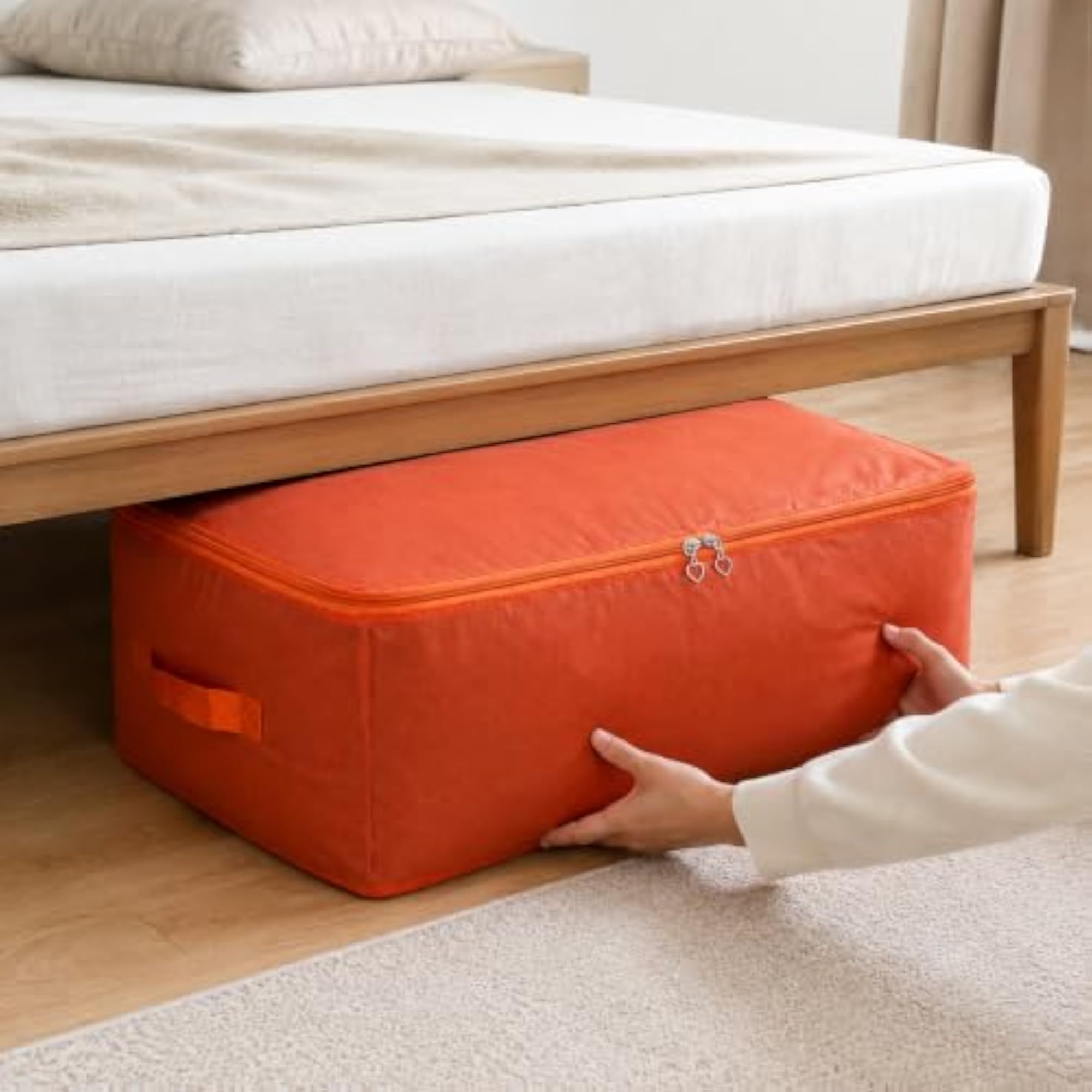 Waterproof Storage Bag for Quilts, Orange