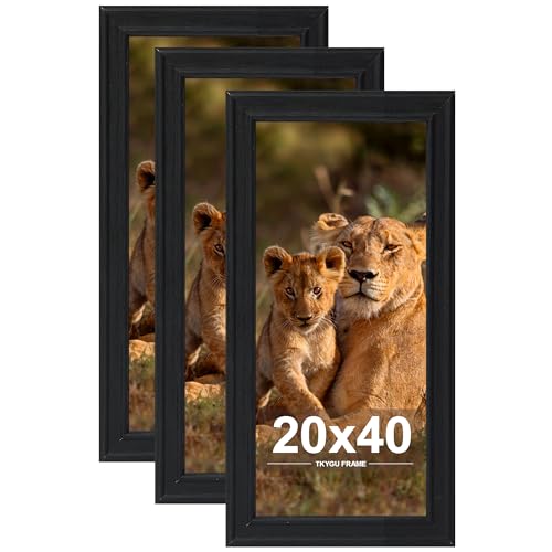 TKYGU 20x40 Picture Frame set of 3, Modern Style Woode...
