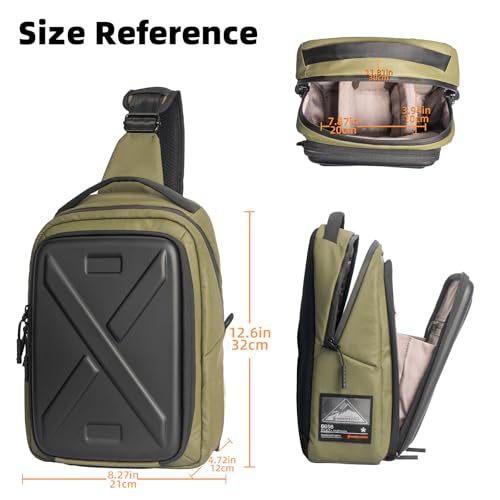 Funda rígida tipo bandolera para cámaras pequeña miniatura 4