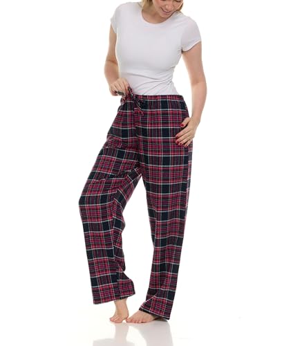 Image of Andrew Scott Women's Flannel Sleep Pants| Lounging PJ Pant | Drawstring & Pockets | Multi Packs & Colors