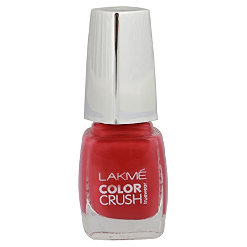Image of Lakme True Wear Color Crush Nail Color, Reds 22, 9 ml