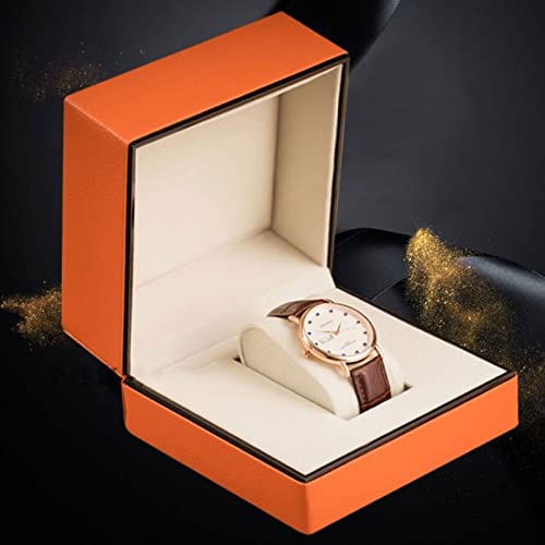 Boîte de montre en cuir PU chic pour vos déplacements professionnels