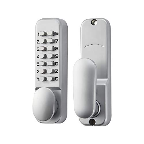 Loctory Mechanical Keyless Door Combo Lock Right Handed Keypad Digital Code Safety Entry Gate Home Storage NOT Deadbolt (2-3/8