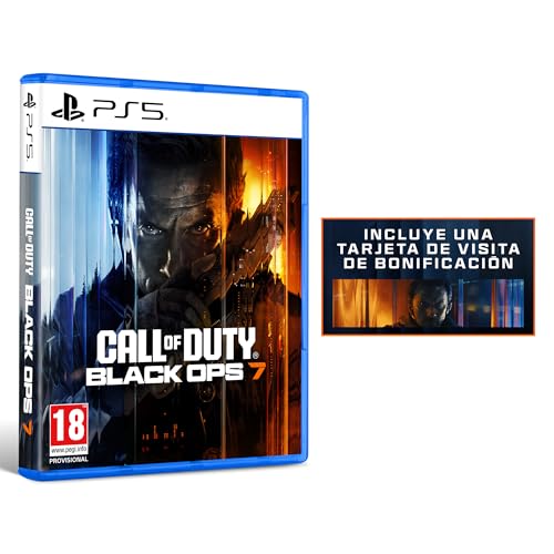 CALL OF DUTY : BLACK OPS 7 - PLAYSTATION 5 (CONTENIDO ADICIONAL EXCLUSIVO DE AMAZON) REQUIERE DESCARGA DE CONTENIDO
Call of Duty : Black Ops 7 - PlayStation 5 (Contenido adicional exclusivo de Amazon) Requiere des...
