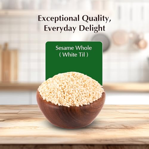 Image of Amazon Brand - Vedaka Sesame | Whole | 100 G | White Til