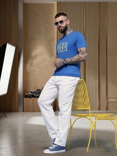 Image of KOTTY Men Jeans || Baggy Fit Jean's for Man || Loose Fit Low Rise Denim || Stretchable Casual Wear Jean,s || Dance Rap Rapping Style Pant for Men || Denim Cotton Jeans
