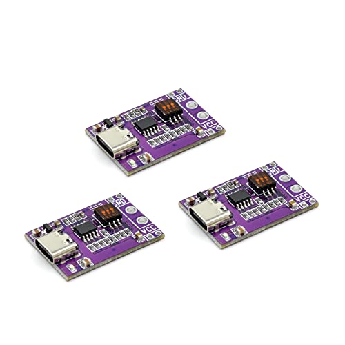 Teyleten Robot PD/QC/AFC PD2.0 PD3.0 Schnelllade-Lockvogel-Auslöser, USB-PD, Notebook, Netzteil, Wechselplatine, Modul Typ-C, 3 Stück Cover