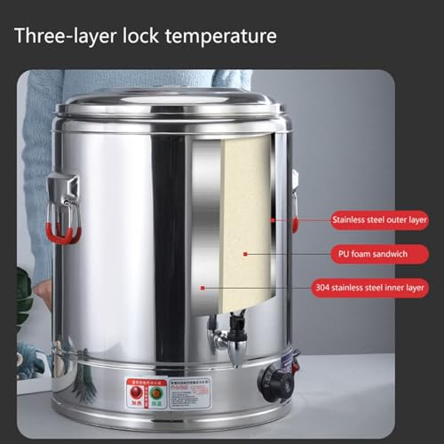 Caldera eléctrica acero inoxidable 50 L con ajuste temperatura miniatura 3