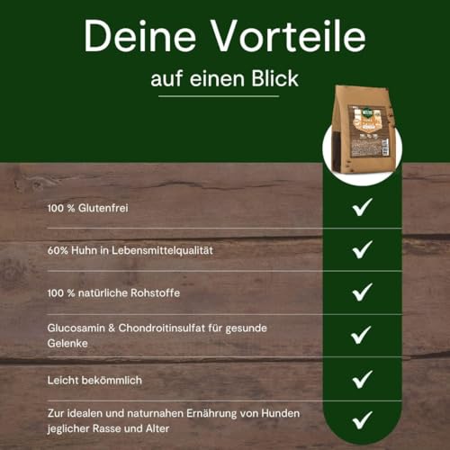 WESTHO Trockenfutter Pure Lamm & Kartoffel 4 x 500g Hundefutter | Premium Trockenfutter für Hunde | Hundetrockenfutter mit hohem Fleischgehalt | Getreidefrei | Alle Rassen & Altersgruppen