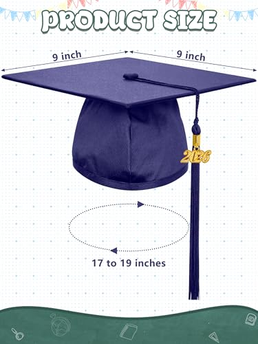 Image of QZYL Kindergarten Graduation Cap and Gown Set, 2026 Congrats Grad Outfit with Tassel & Certificate for Kindergarten