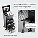 Yueieoun Salon Cart with 3 Drawers, Nail Trolley Cart with Wheels Salon Station Rolling Makeup Train Case Cosmetology Case Organizer Cases for Nail Tech,SPA,Face Painting,Hairstylist,Makeup Artist