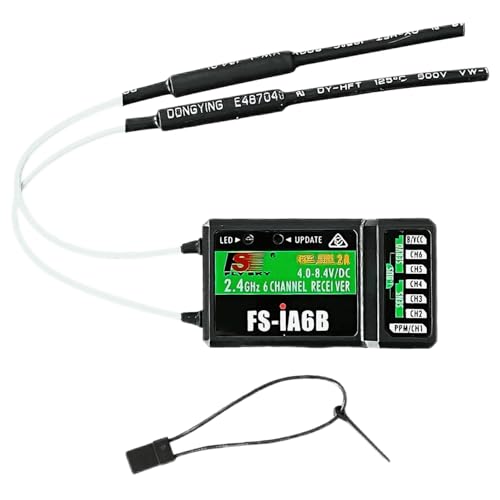 Receptor Flysky FS-iA6B 2.4GHz AFHDS 2A de 6 canales para transmisor FS-i6X