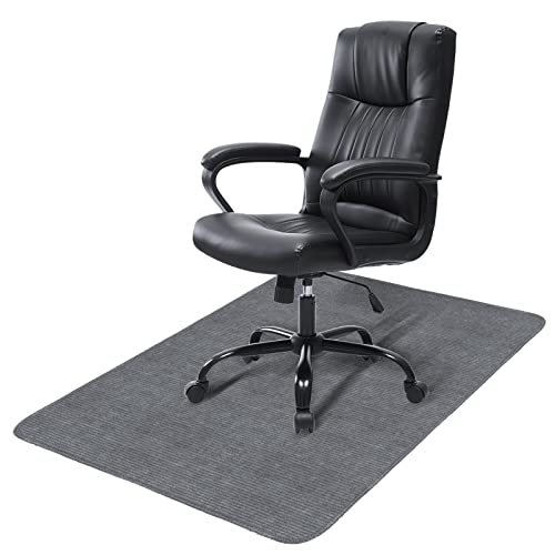 Alfombrilla para Silla de 120*90cm, Alfombrillas para Silla de Oficina para Suelos de Madera Dura BestFire, Protectores Antideslizantes para Suelo de Madera Dura, Alfombrillas para Escritorio Cover