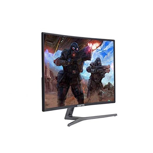 Sceptre C248B-144R 24-Inch Curved 144Hz Gaming Monitor HDMI DisplayPort DVI, Metal Black 2018