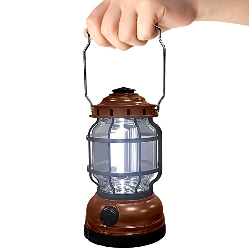 YATOSEEN Lampe Camping Led, Lanternes Camping Rétro Rechargeables, Lampe Suspendue Alimentée Par Batterie, Lampes Portables Anti ouragan, Adaptées aux Urgences D'ouragan, Camping, Randonnée, Pêche Cover