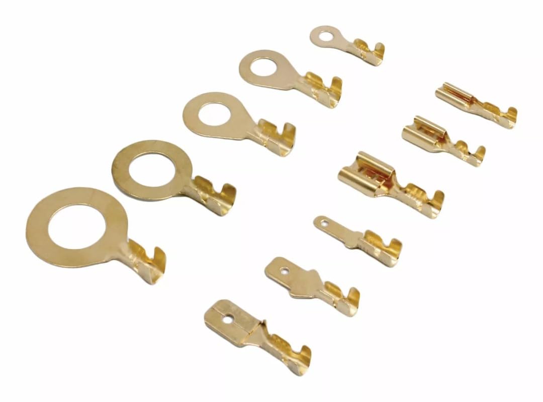 QMKADFQXF 750PCS Box Insulated Male Female Wire Connector 2.8/4.8/6.3mm Electrical Crimp Terminals Termin Spade Connectors Assorted Kit