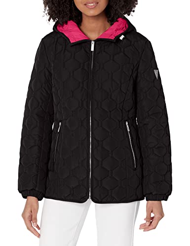 GUESS Women's Quilt Short Light-Weight Jacket