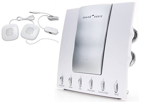 Sound Oasis Sleep Sound Therapy System with Pillow Speakers