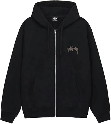 Amazon.co.jp: [ステューシー] ジップアップ スウェットパーカー
