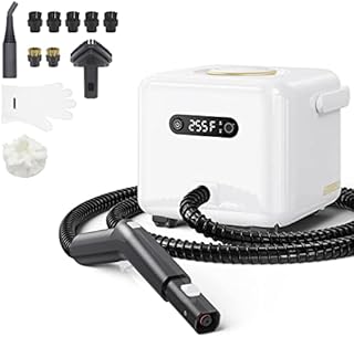 GROBELL Steam Cleaner Carpet Upholstery Car Detailing Auto: Swift Vapore Basic Pack Chemical-Free Handheld Steamer Machine Home Use Furniture Floor Surface Scrub Hardwood Tile Couch Bed Grout Cleaning