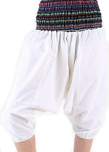 BUDDHA arts&more Weisse Kurze - Aladinhose Einheitsgröße Cover
