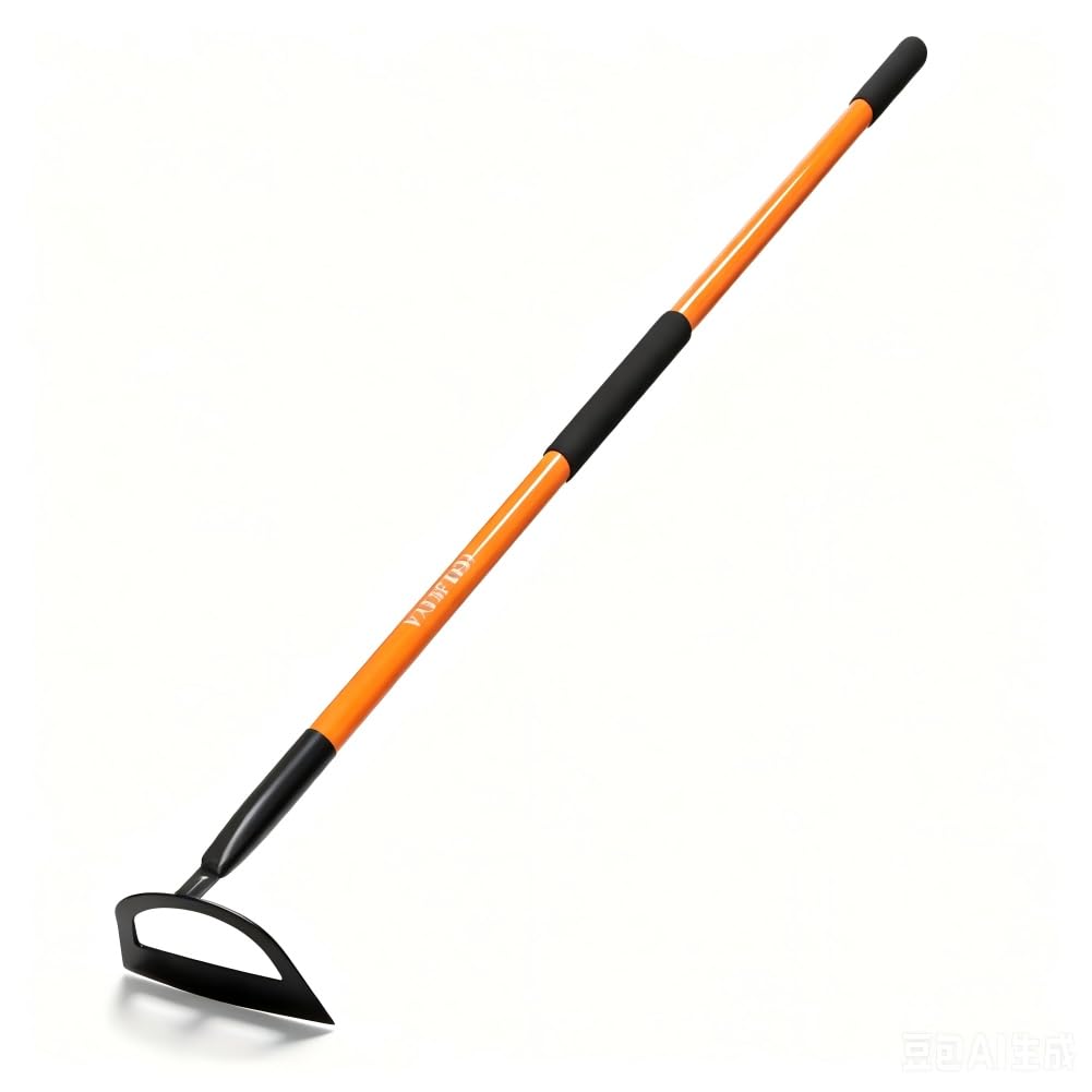 Photo 1 of KOLEIYA Sharp Garden Hoe – Pre-Sharpened Heavy Duty Weeding Hoe with 57" Fiberglass Handle, 8.3" Wide Blade for Effortless Cutting, Gardening, Farm & Field