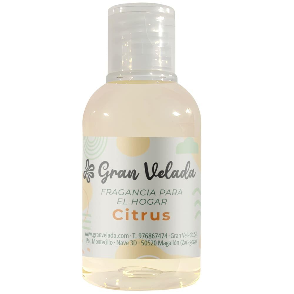 Gran Velada - Duftöl Zitrus für den Haushalt 1000 ml | Ätherisches Öl für Kerzen, Raumdüfte und Reinigungsmittel, Intensives Zitrus-Blüten Aroma, Professionelles Parfüm für das Zuhause