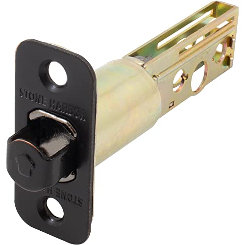Cierre de paso para cerraduras redondas empotrables Stone Harbor Hardware, 2-3/4 pulgadas, acabado bronce vintage miniatura 1