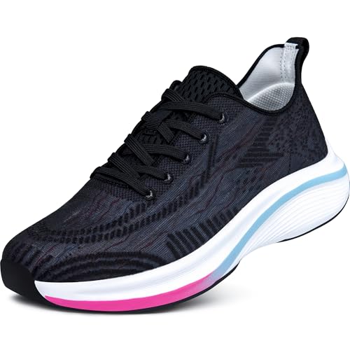 Women's Fashion Sneakers - Walking Shoes for Running, Tennis, Sports - Lightweight Breathable Mesh Athletic Shoes