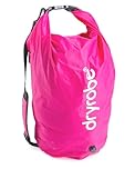 Dryrobe® Travel Compression Bag - Large Compact Waterproof Bag for Travel & Sports Storage - Wet Bags for Swimming/Surfing/OCR - Stuff Sack for Wet Clothes with Roll Up Closure - 33 L - Pink