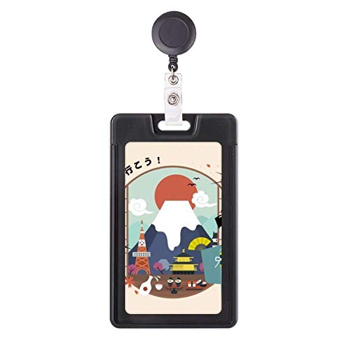 Étui pour carte et porte-badge rétractable volcan pour le bureau