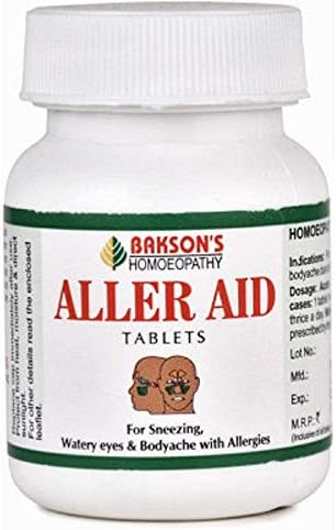 Bakson Homoeopathic Aller Aid Tablets (200 Tablets)