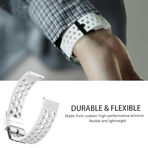 Bracelet Casio MDV106-1A silicone 22mm de rechange pour montre - 2