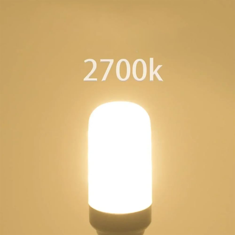 6 Szt. 220V E27 12W LED Żarówka Świecowa Cylindryczna Żarówka Kukurydziana Ciepła Biała Lampa Bagnetowa Candelabra Do Oświetlenia Biurowego W Pokoju