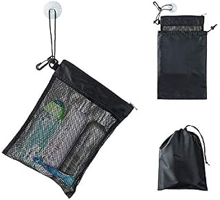 Shower Bag Tote, Mesh Caddy Toiletry Organizer 12”L x 9”W, Compact and Lightweight