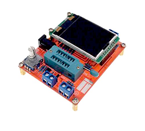 Q-BAIHE GM328 Transistor Tester PCB showing the ZIF socket and test points