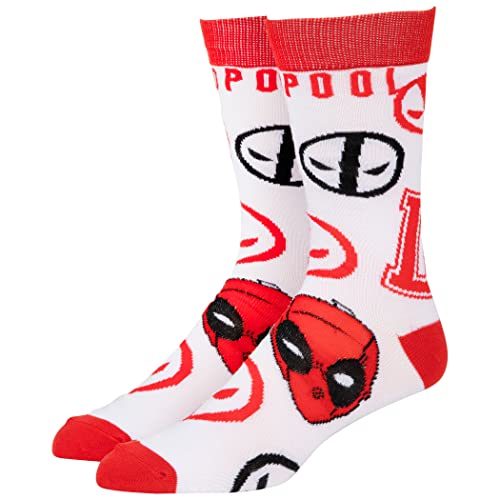 Chaussettes Deadpool multicolores le cadeau idéal taille unique pour les fans de comics