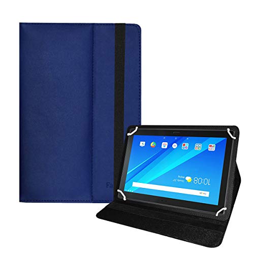 Image of Fastway Flip Case Cover with Stand for Lenovo Tab 4 10 (TB-X304L) (TB-X304F) Tablet (Blue)