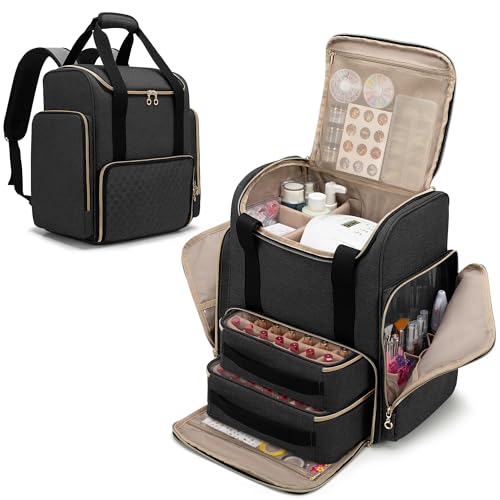 Mochila para esmalte de uñas ideal para hacer la manicura a domicilio cómodamente