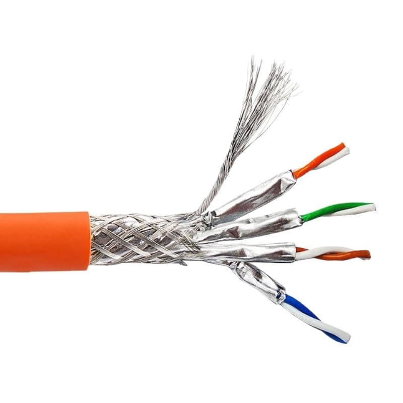 Câble Ethernet Cat7 RJ45 10 Gbit/s de 20 m, câble LAN double blindage SFTP, cordon de brassage réseau RJ45 23 AWG, routeur Internet(30m)