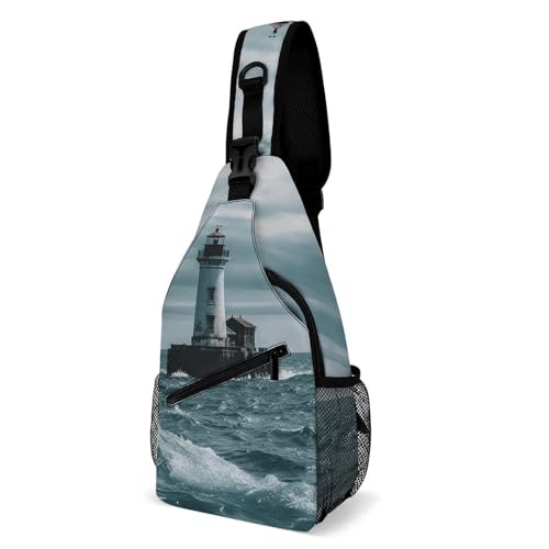 Bolso tipo Sling Ocean para hombro y pecho miniatura 1