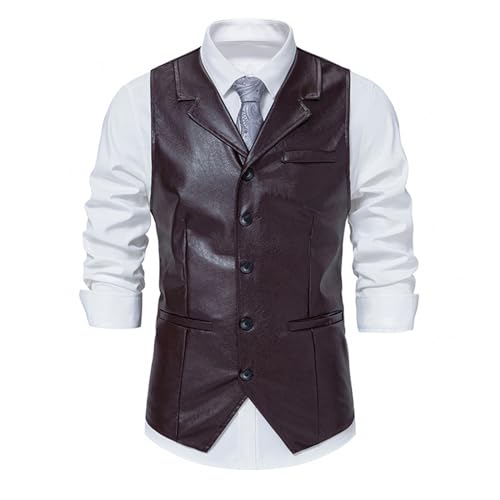 Gilet en cuir homme style western léger pour vos sorties décontractées